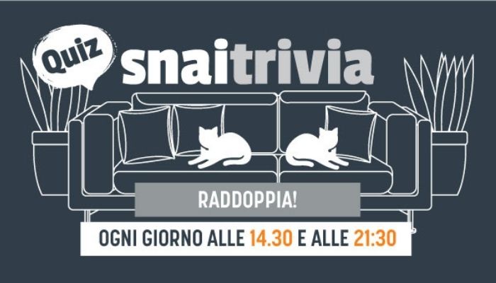 Fino a 500 euro di montepremi con Snai Trivia