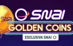 Golden Coins di Snai con bonus del 15% fino a 15 €